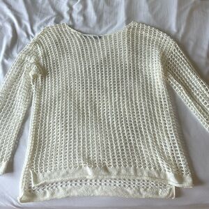 Knit long sleeve cover up